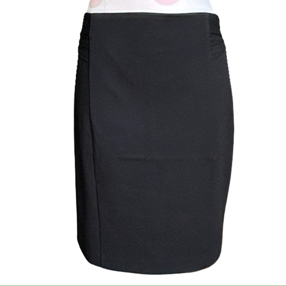 Express Dresses & Skirts - Express pencil skirt with rouched pleated waist- black - 10